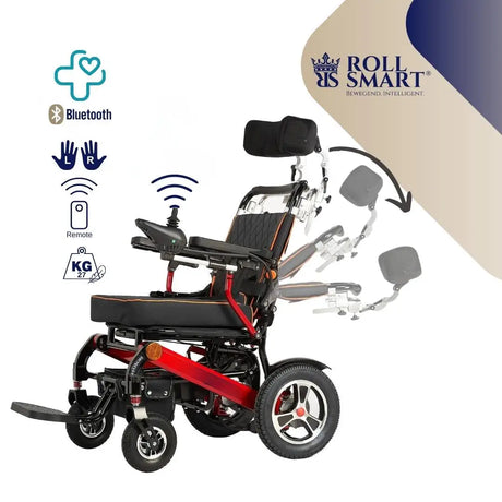 Roll smart classic ultra leichter elektro-faltrollstuhl