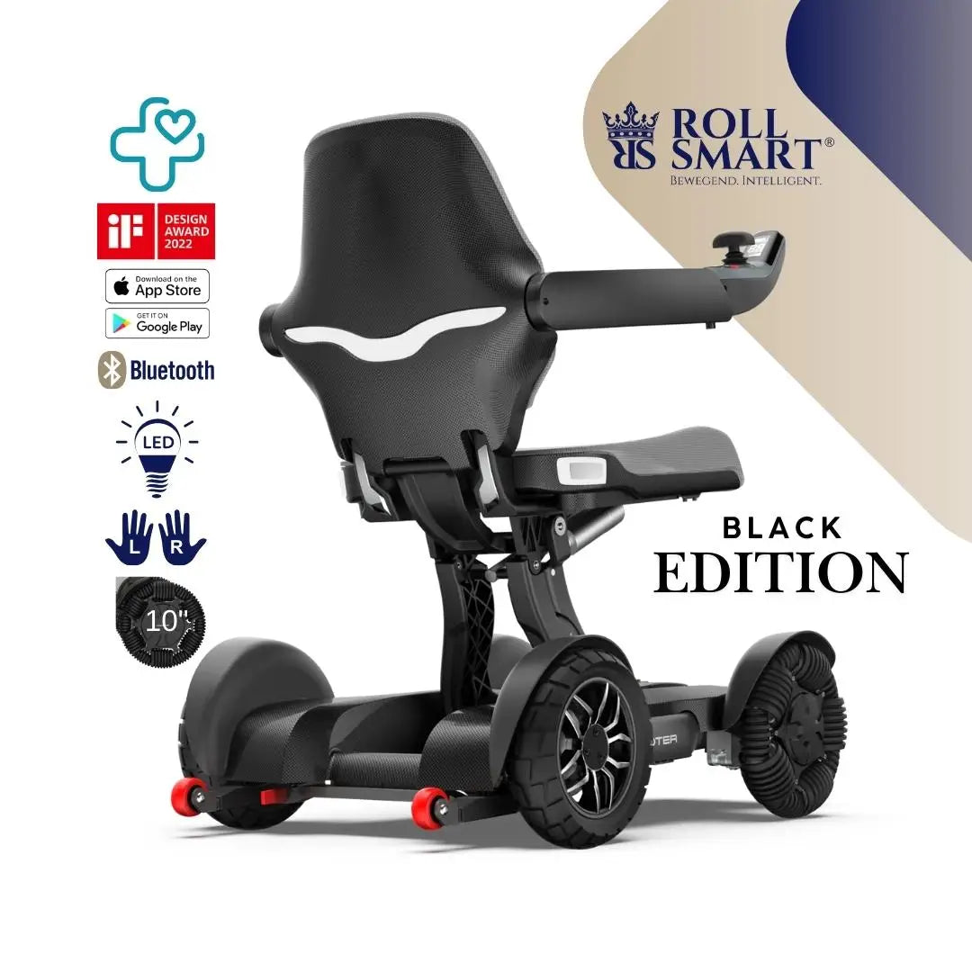Roll smart® robooter elektrorollstuhl handsteuerung app,