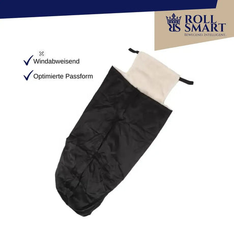 Wintersack halbhoch warm flauschig und ideal Schwarz Oxford